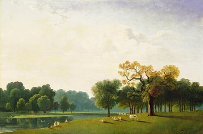 Een uitzicht op de Serpentine, 1815 door John Martin